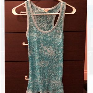 Blue tank top!